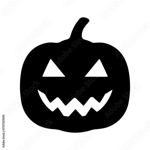 Jack o lantern with transparent background