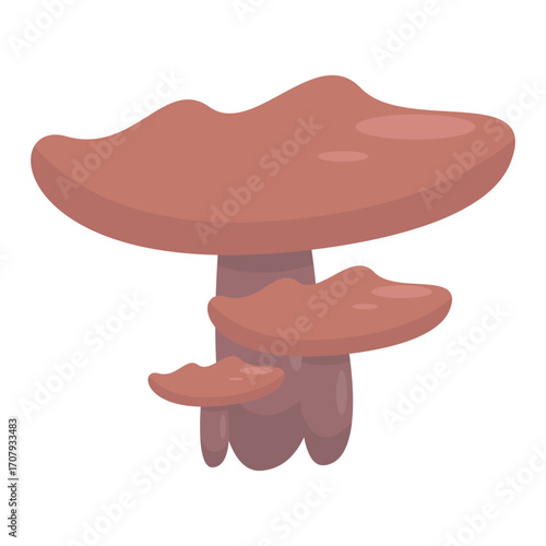 Close-up view of unique mushrooms growing in a natural setting with soft background