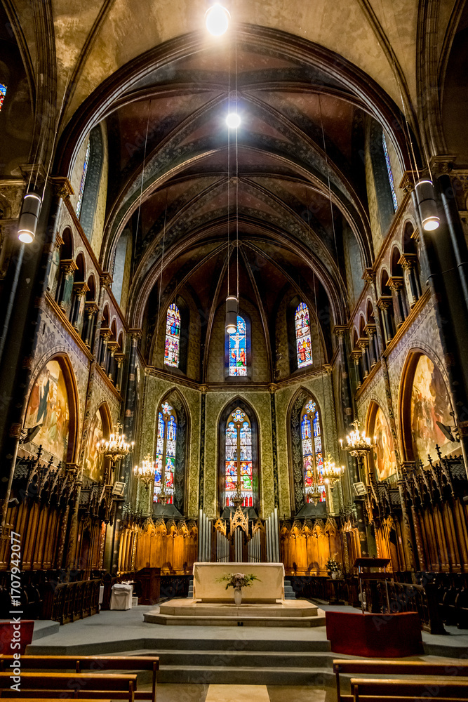 Fototapeta premium Église Saint-Jacques de Pau dans les Pyrénées-Atlantiques en France