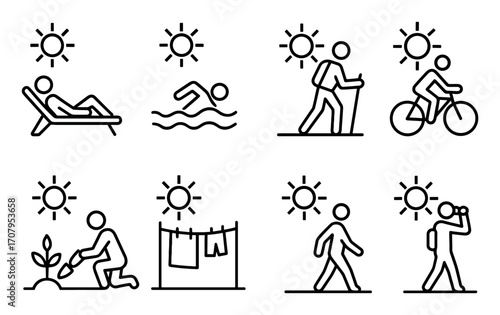 Minimalist Weather Icons