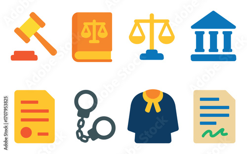 Colorful Justice Icons