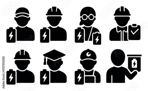Lithium Safety Icons