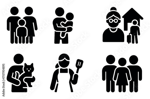 Family and Friends Icons