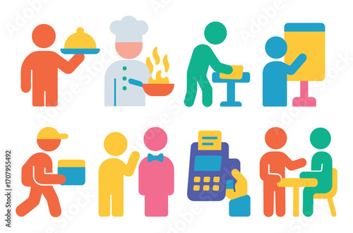 Restaurant Workflow Icons