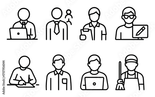 Workplace Icons Grid
