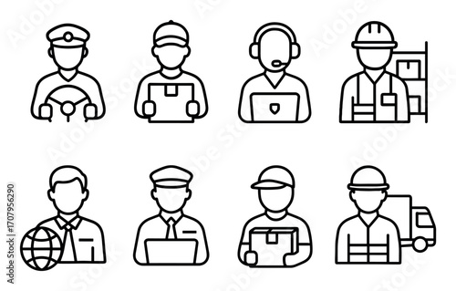 Cargo Transport Icons