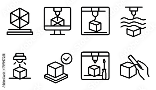 3D Printing Icons