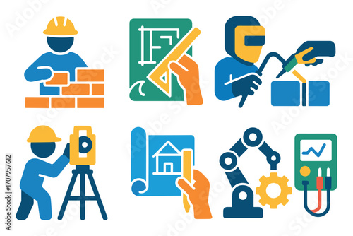 Engineering Icon Grid