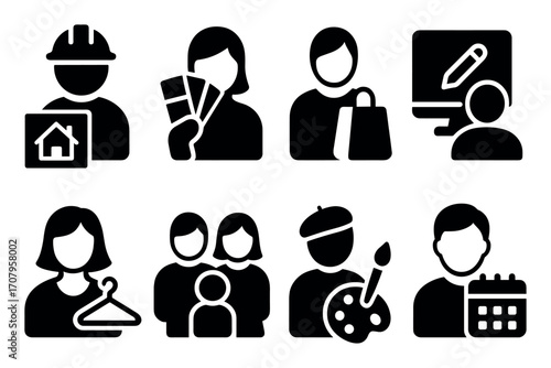 Modern Interior Icon Set