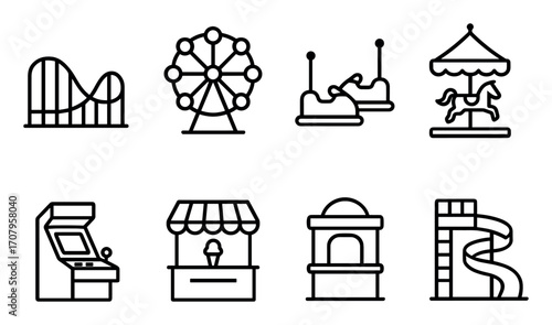 Amusement Park Icons