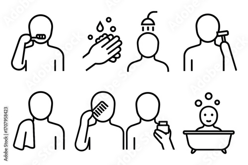 Minimal Hygiene Icons
