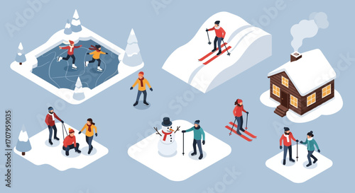 Winter Activities and Scenery.