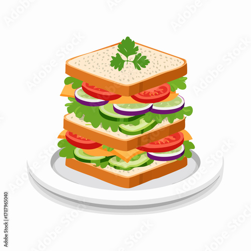 Veganes Sandwich