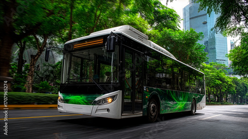 Sustainable Urban Mobility - Electric Bus Driving in a Green Smart City