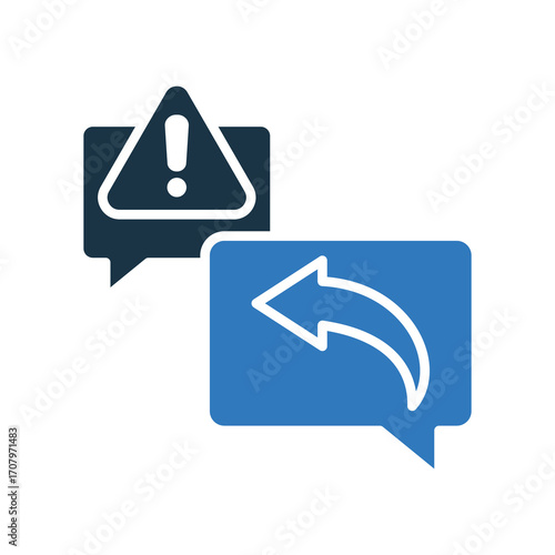 Response mixed color icon