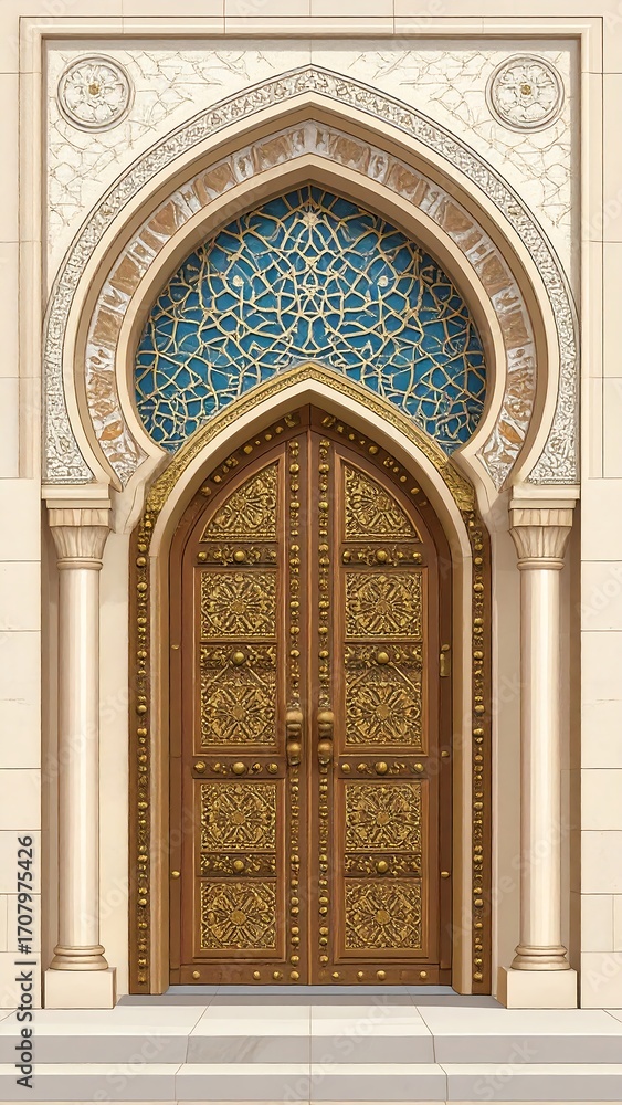 Fototapeta premium Ornate Arabian Doorway