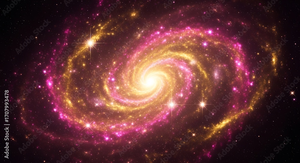 Fototapeta premium Spiral Galaxy in Deep Space.