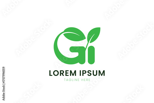 Minimalist green leaf logo design for environmental brands and businesses