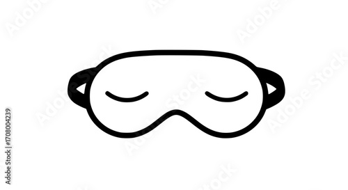 Snowboard goggles with closed eyes 