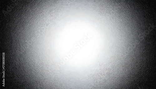 Glowing Sphere Radiant Light Diffusion on Textured Dark Background for Modern Design
