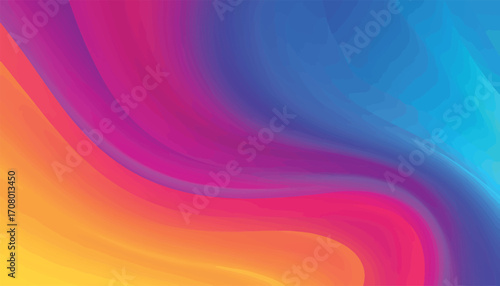 Modern abstract vector background with smooth fluid colorful waves and a vibrant gradient mesh effect
