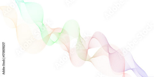 Abstract wave element for design. Digital frequency. Elegant abstract smooth swoosh speed gray wave modern stream. art background. Vector illustration. Wave with lines created using blend.	
