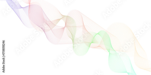 Abstract wave element for design. Digital frequency. Elegant abstract smooth swoosh speed gray wave modern stream. art background. Vector illustration. Wave with lines created using blend.	
