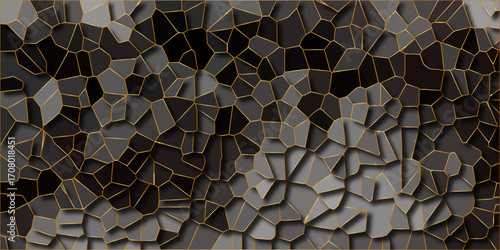 Abstract colorful background with triangles mosaic pattern vector backdrop with hexagons. Multicolored geometric wattled mosaic pattern wallpaper. colorful stoke colors stone tile pattern, vector..	
