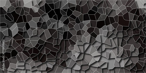 Abstract colorful background with triangles mosaic pattern vector backdrop with hexagons. Multicolored geometric wattled mosaic pattern wallpaper. colorful stoke colors stone tile pattern, vector..	
