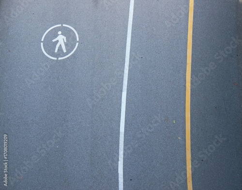 walking path and bicycle lane, Vancouver Canada