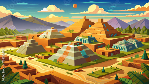 The Sacred City of Caral-Supe in Peru reveals a 5,000-year-old urban complex with pyramids and plazas, representing one of the oldest civilizations in the Americas under desert skies and Andean breeze