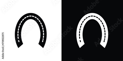 Horseshoe icons. glyph vector icon. Vector illustration eps 10