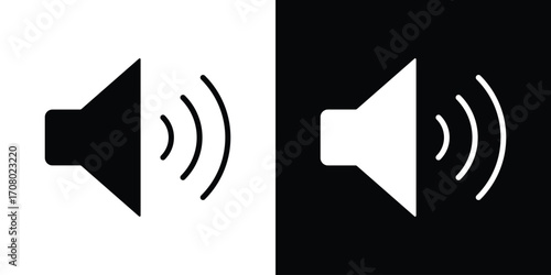 Volume icons. glyph vector icon. Vector illustration eps 10
