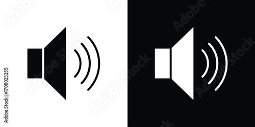 Volume icons. glyph vector icon. Vector illustration eps 10