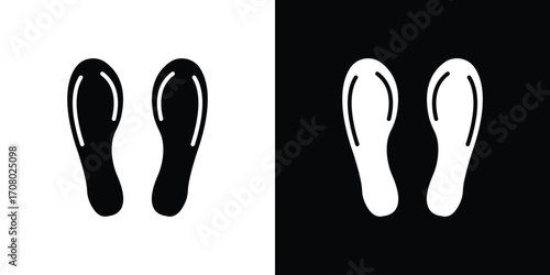 Soles icons. glyph vector icon. Vector illustration eps 10