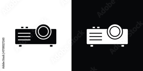 Projector icons. glyph vector icon. Vector illustration eps 10