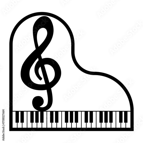 Piano keys. Piano Vector Illustration. Music themed background illustration