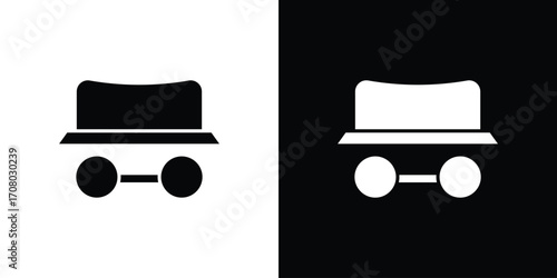 Incognito icons. glyph vector icon. Vector illustration eps 10