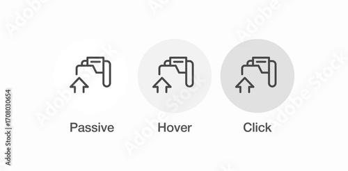 folder with upload arrow icon sign vector