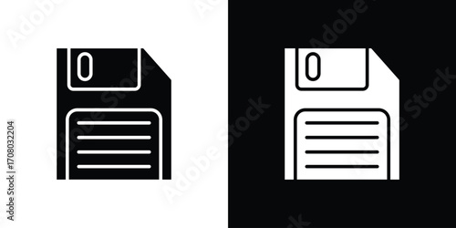 Floppy disk icons. glyph vector icon. Vector illustration eps 10