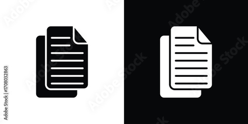 Duplicate icons. glyph vector icon. Vector illustration eps 10