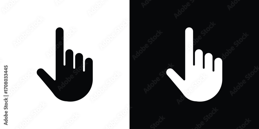 Obraz premium Cursor icons. glyph vector icon. Vector illustration eps 10