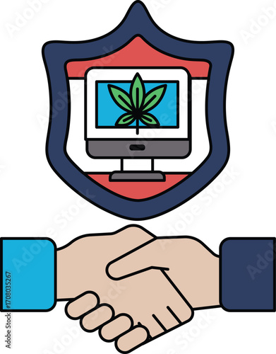 Concept of trust and collaboration between the two individuals