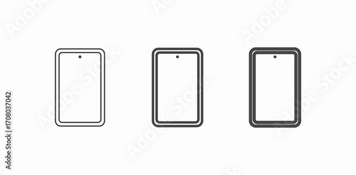 smartphone tablet device icon sign vector