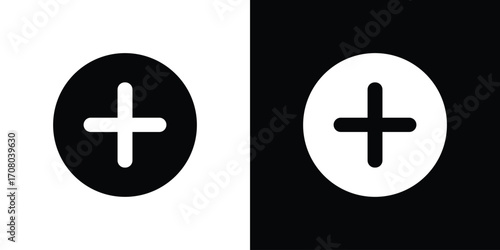 Add icons. glyph vector icon. Vector illustration eps 10