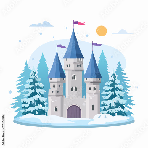 Märchenschloss im Winter