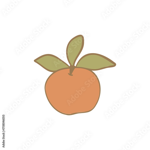 apple with leaf
