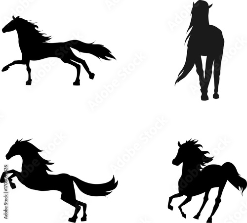 馬のシルエット