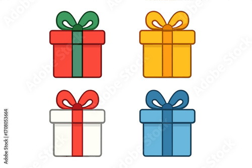 Volunteer icon set in linear style, colorful vector cartoon illustrations with transparent background, ordered collection of community helpers and charity symbols for social projects