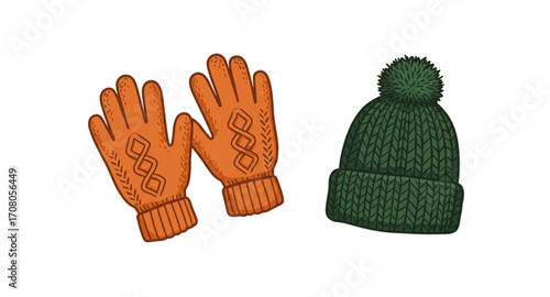 warm winter gloves